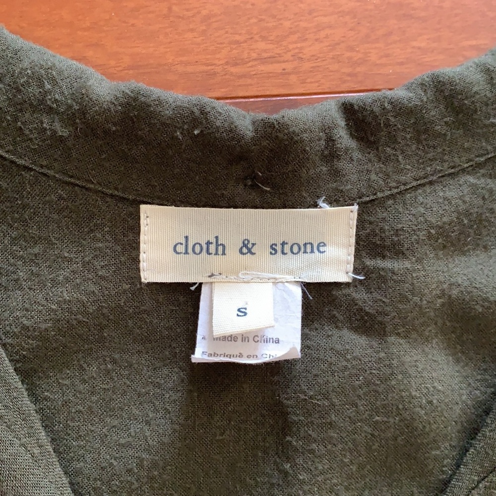 Dark Green Button Down - image 3